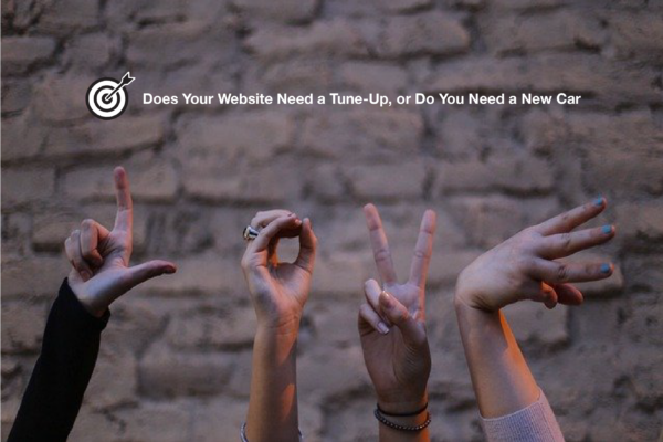 New Website hands up